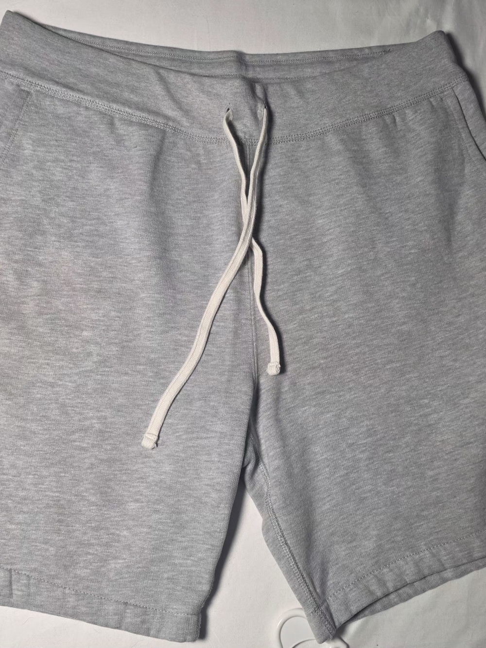 Ralph Lauren Mens Gray Cotton-Blend Drawstring Shorts - Picture 6 of 8